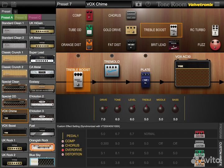 Комбоусилитель Vox Vt 20x