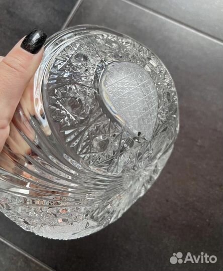 Блюда хрустальные Ваза для фруктов салатник