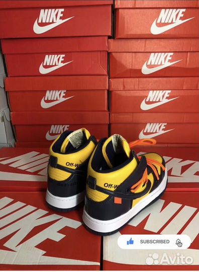 Кроссовки Nike Dunk off white