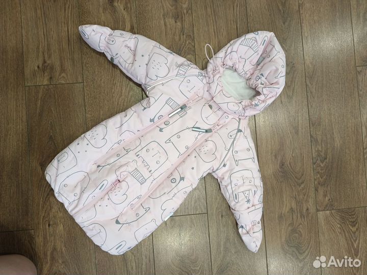 Зимний комбинезон трансформер crokid 62-68