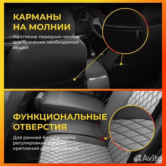 Авточехлы для Киа Пиканто 3 с 2017-н.в