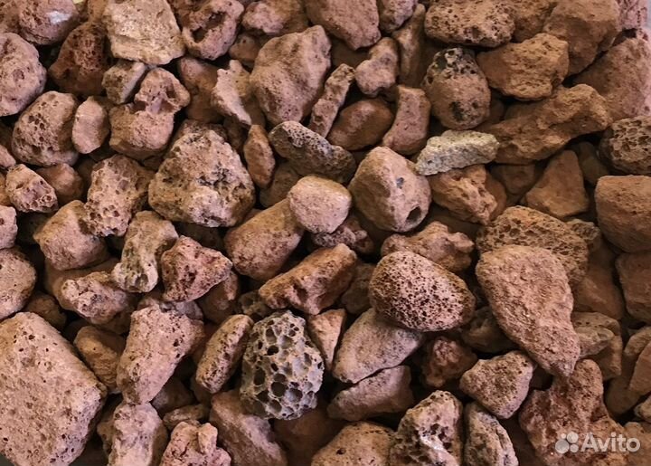 Лава для аквариума крупная и мелкая