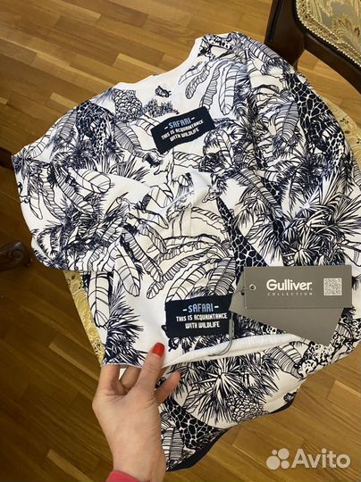 Плащ, платье, шапочка Gulliver на девочку