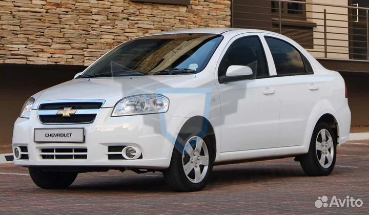 Порог Chevrolet Aveo T250 2003-2012 (1мм)