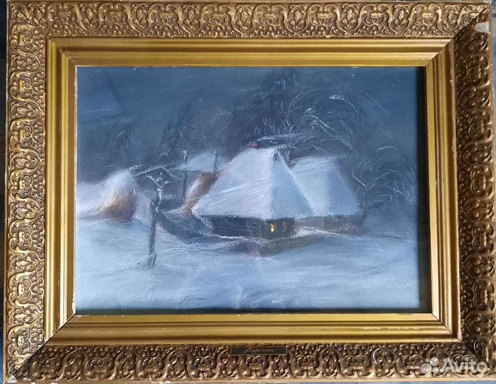 Картина художника Чумакова Ю.Д. пастель 1985 год