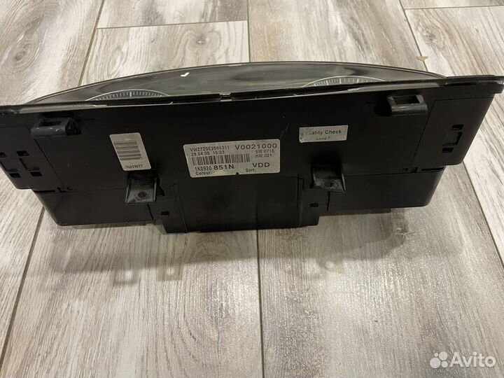 Щиток приборов volkswagen golf mk5