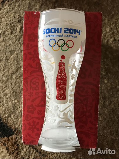 Стакан 2014 олимпиада Сочи кока кола coca cola 2шт