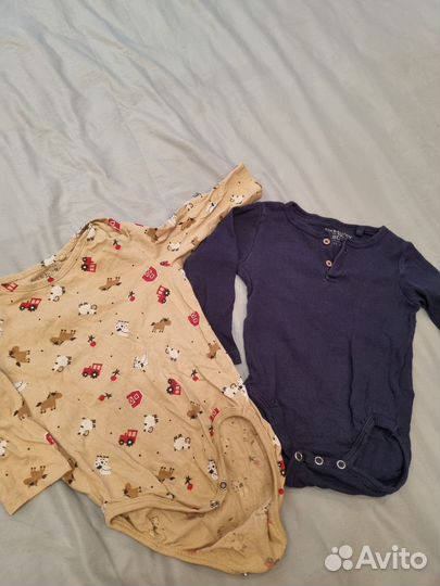 Боди с длинным рукавом 80