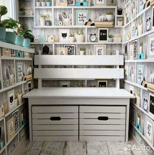 Скамейка сундук на балкон