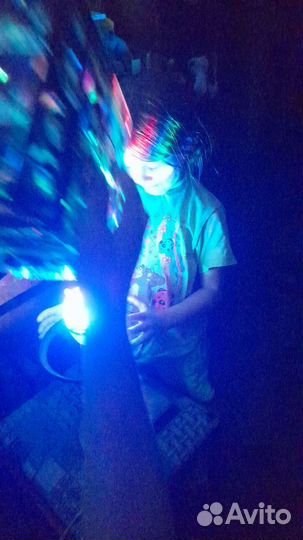 Лампа с самодел абажуром