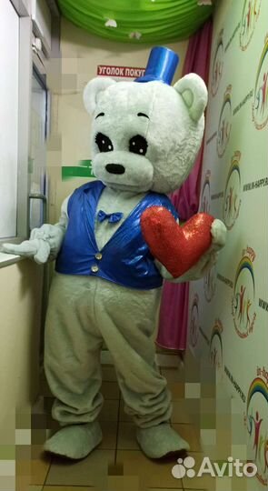 Ростовая кукла Мишка серый