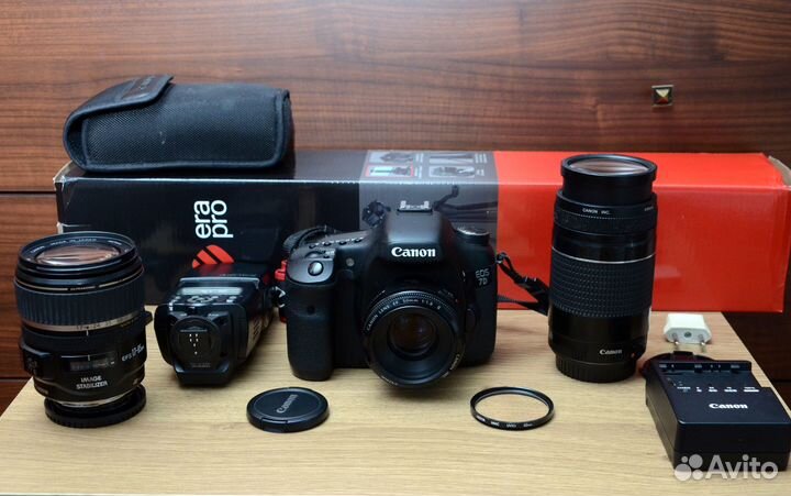 Canon 7D в идеале / фотокомплект / 3 объектива
