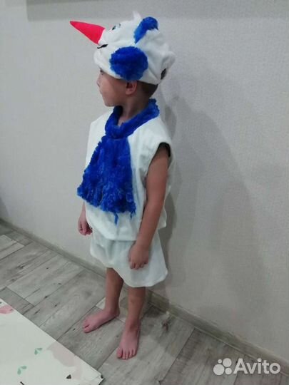 Новогодний костюм снеговика