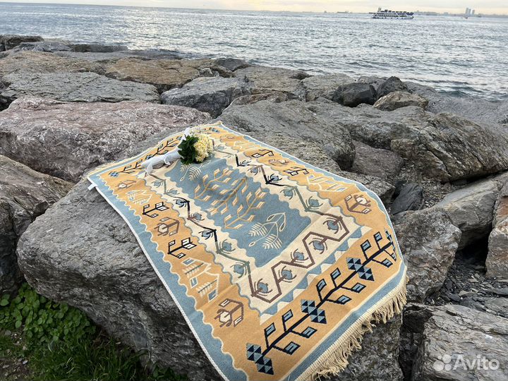 Ковры килим в скандинавском стиле хлопковые