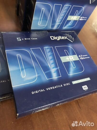 DVD+R на 4,7гб. Слим бокс 5шт. Slim case