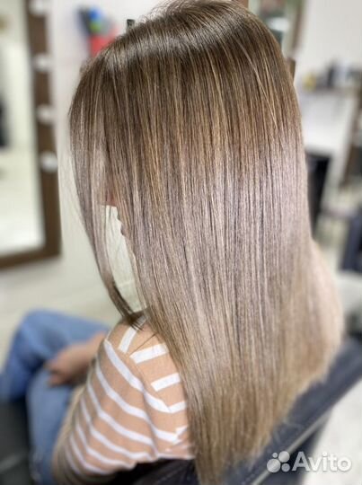 Окрашивание волос стрижки с выездом на дом