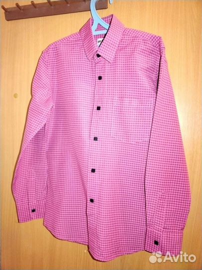 Рубашка школьная для мальчика 128 140