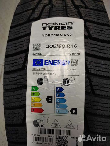 Nokian Tyres Nordman RS2 205/60 R16 96R