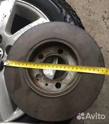 Диски тормозные передние (ориг.) VAG 256 мм