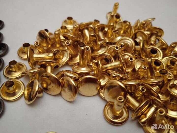 Хольнитены (заклёпки) двусторонние 9 мм,50 штук