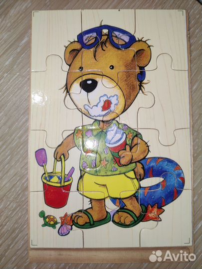 Набор деревянных пазлов