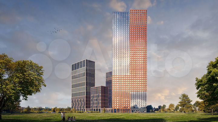 1-к. квартира, 35,6 м², 29/53 эт.