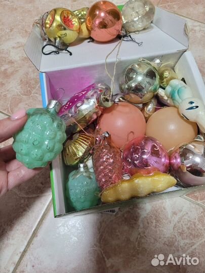 Елочные игрушки СССР