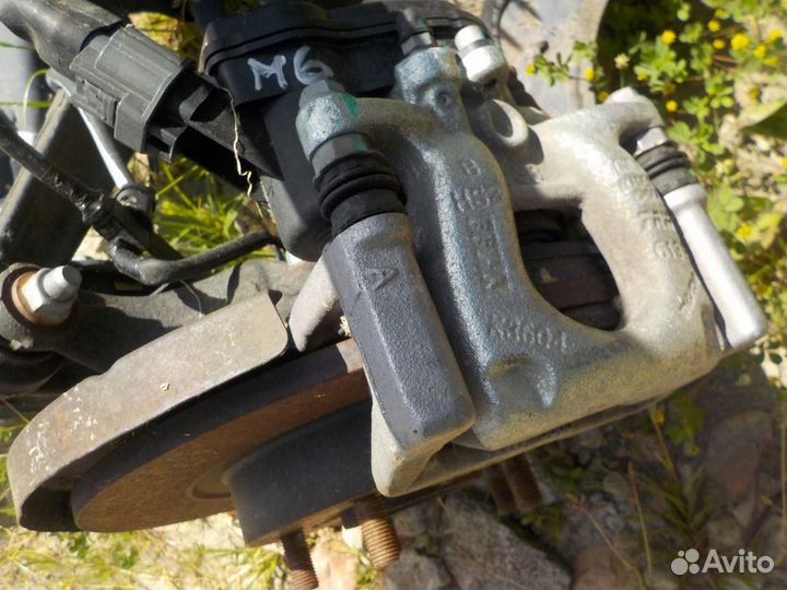 Задний правый суппорт Мазда 6, 2021 год, электро