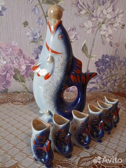 Графин с рюмками СССР