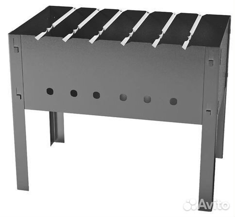 Мангал разборный с 6 шампурами, 400x240