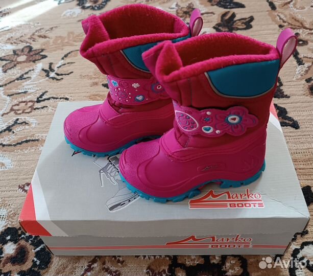 Сапожки демисезонные на девочку, 24 размер