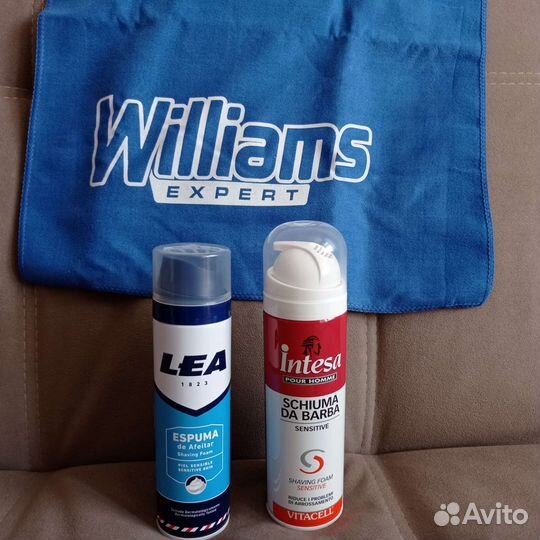Пена для бритья Lea, Intesa+полотенце