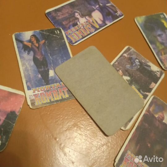 Карточки картонные Мортал Комбат Mortal Kombat