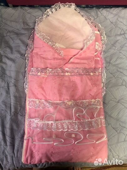 Детский конверт на выписку