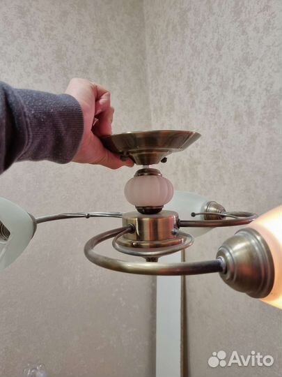 Люстра потолочная бу