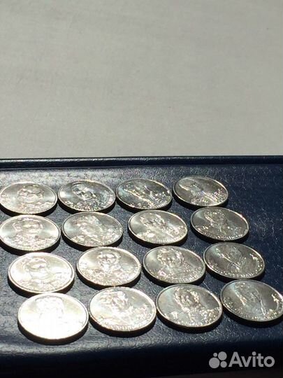 Полководцы 2 рубля 2012 г. все 16 монет