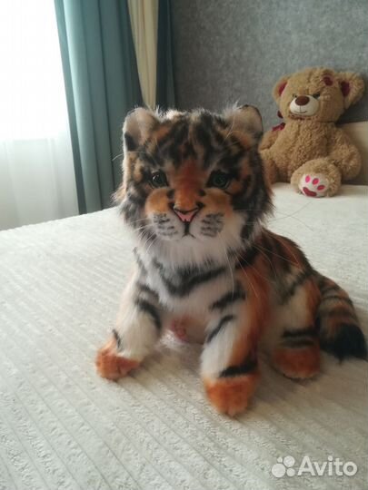 Тигренок реалистичная подвижная игрушка