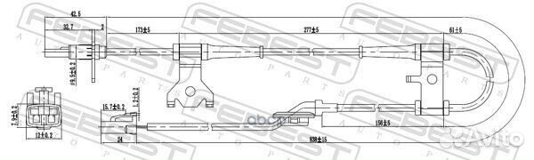 Датчик ABS передний левый 07606-003 07606-003