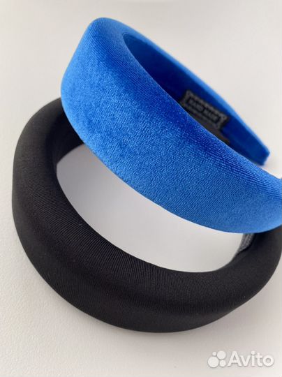 Ободок новый синий
