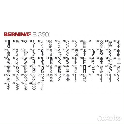 Швейная машинка Bernina B 350