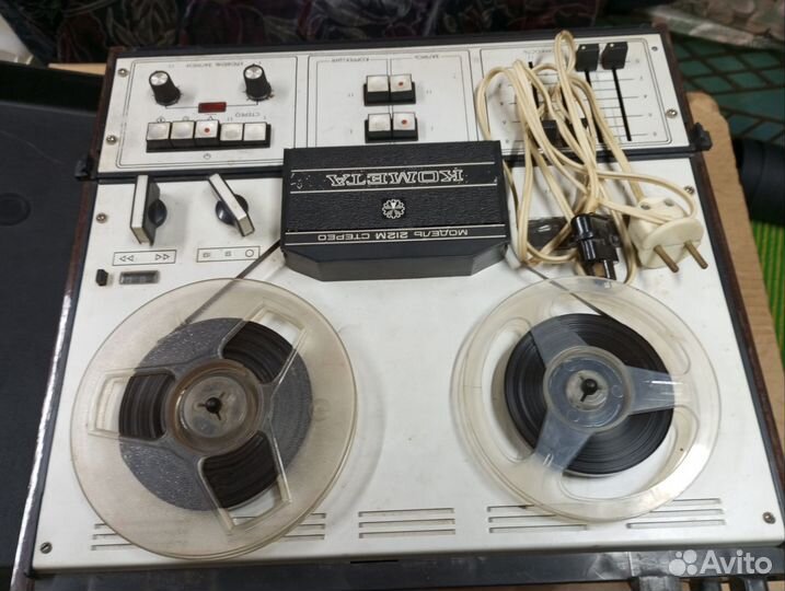 Катушечный магнитофон Комета 212.Стерео СССР