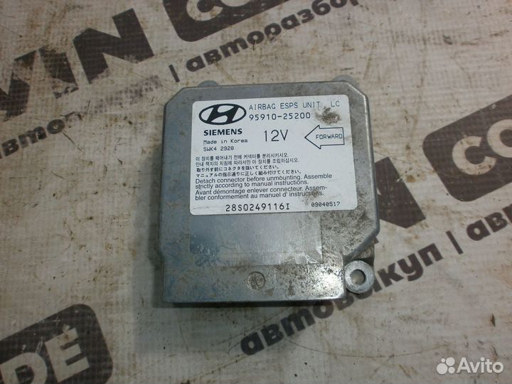 Блок управления AIR BAG Хундай Акцент 2