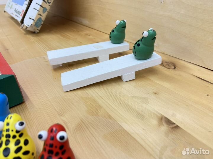 Развивающая игра рыбалка деревянная