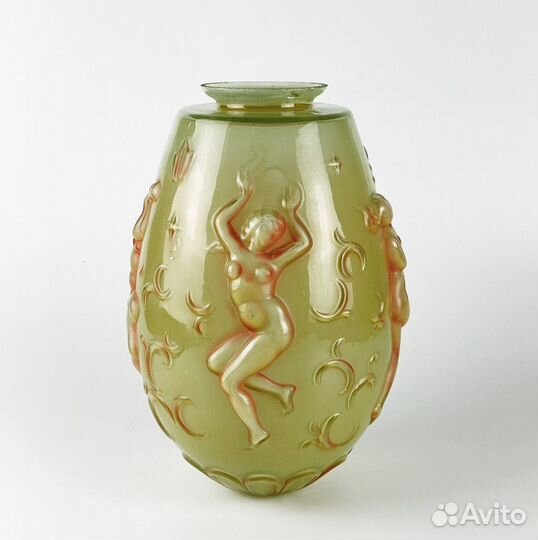 Антикварный старинный плафон фонарь аля Lalique