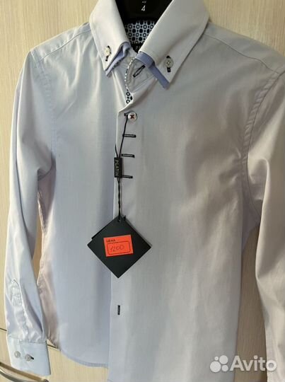 Рубашки в школу новые 8 лет, на 134, 140р
