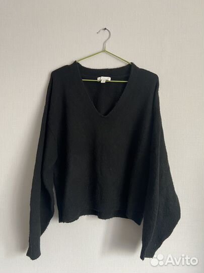 Джемпер чёрный hm