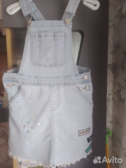 Сарафан джинсовый+пиджак джинсовый