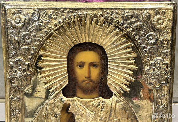 Икона Господь Вседержитель Состояние Люкс