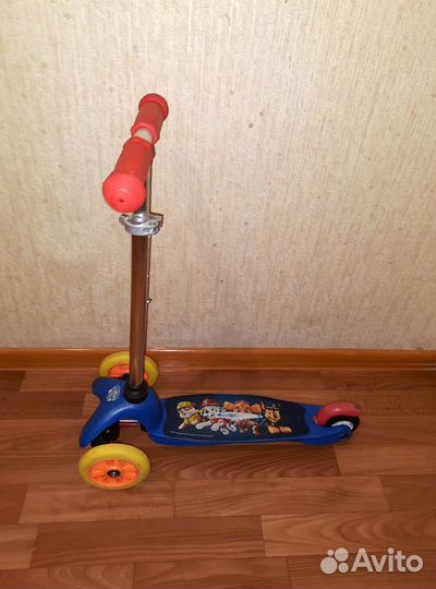 Самокат 3-х колёсный Paw Patrol Scooter Mini Blue