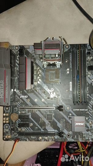 Материнская плата lga 1151 v2 z370 Mortar
